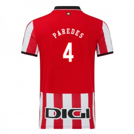 Camisolas Athletic Bilbao Paredes 4 1º Equipamento Principal 2025-26 Manga Curta
